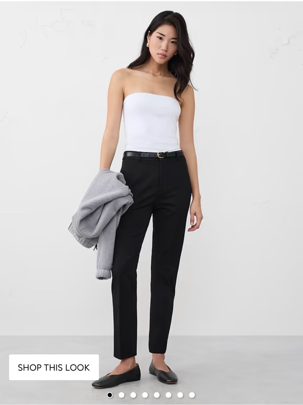 BANANA REPUBLIC Sloan Ankle Pant Straight Leg Stretchy Size 8